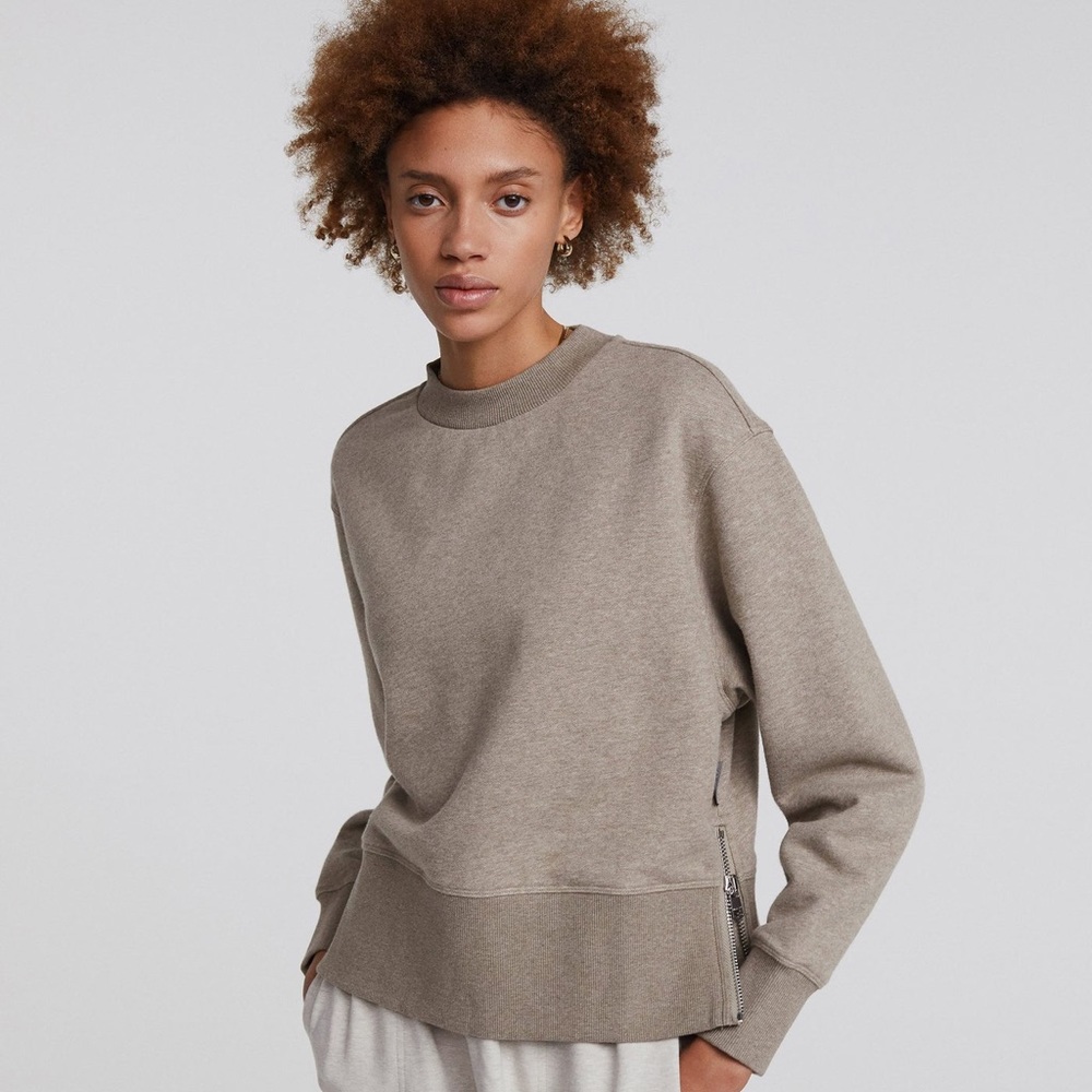 Varley | Used - Eton Sweat in Cashew Marl.
